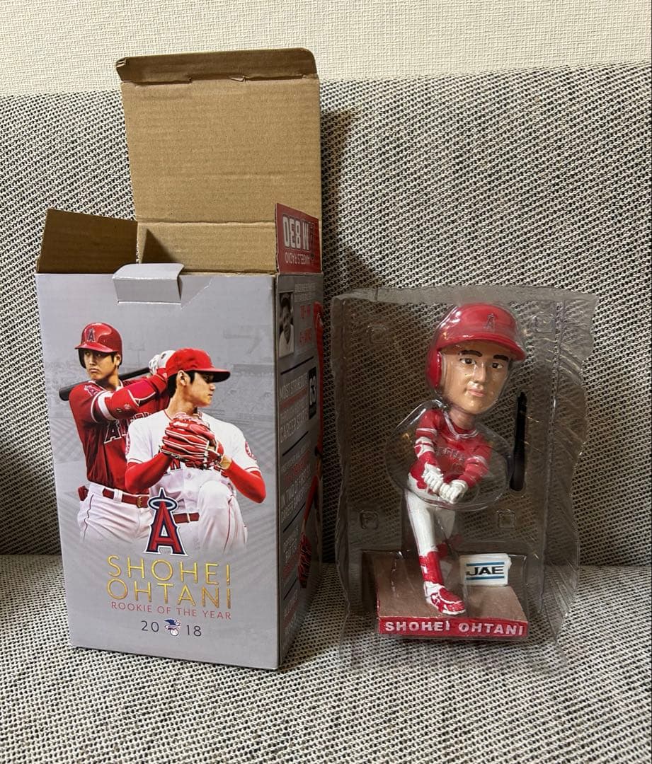 【非売品】大谷翔平2018 ルーキーオブザイヤーボブルヘッド