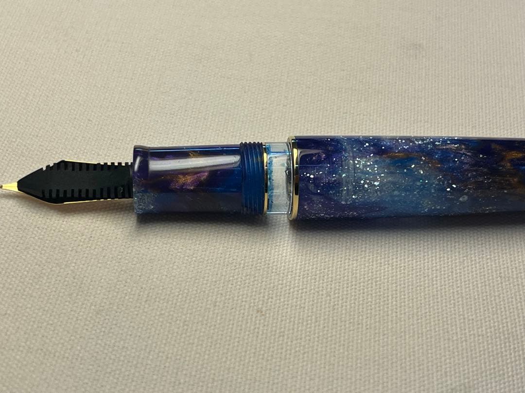 試筆のみ　レオナルド万年筆　モーメント ゼロ グランデ 14金ニブ