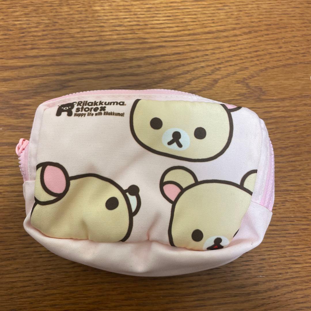 リラックマストア限定　リバーシブル￼ポーチ　コリラックマ