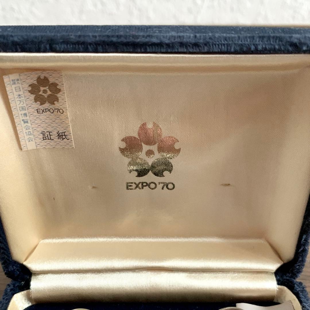 大阪万博EXPO70太陽の塔 カフスボタン・ネクタイピン岡本太郎tarosaka