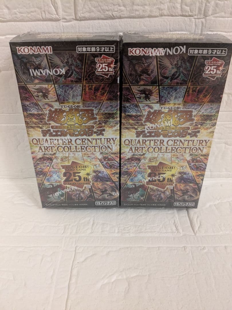 遊戯王　QUARTER CENTURY　ARTCOLLECTION 2BOX
