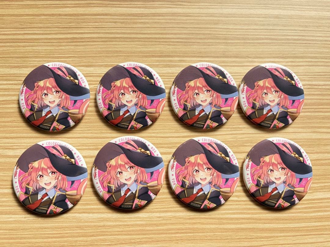 カラフルピーチ　からぴち　のあ　魔法学園　等身　缶バッジ 8個セット