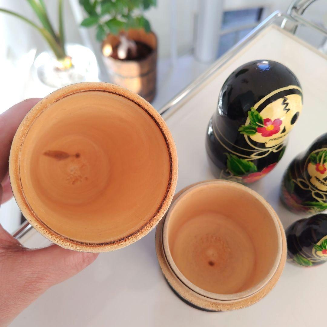 レア！suicoke スイコック スカルマトリョーシカ ブラック×レッドフラワー