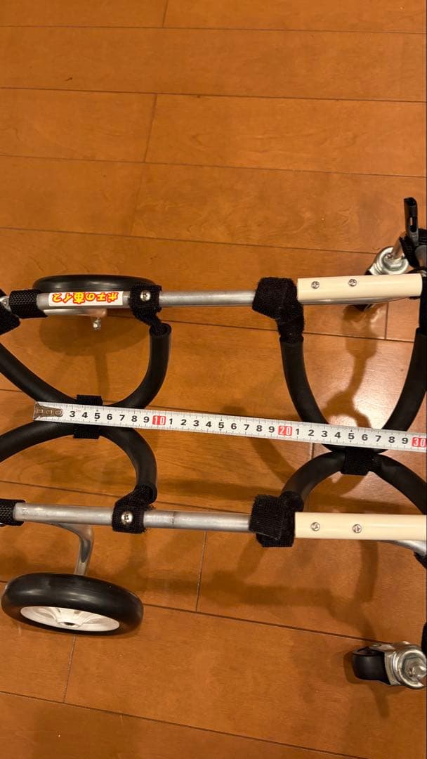 軽量　ポチの車イス　4輪　アルミ製　小型犬