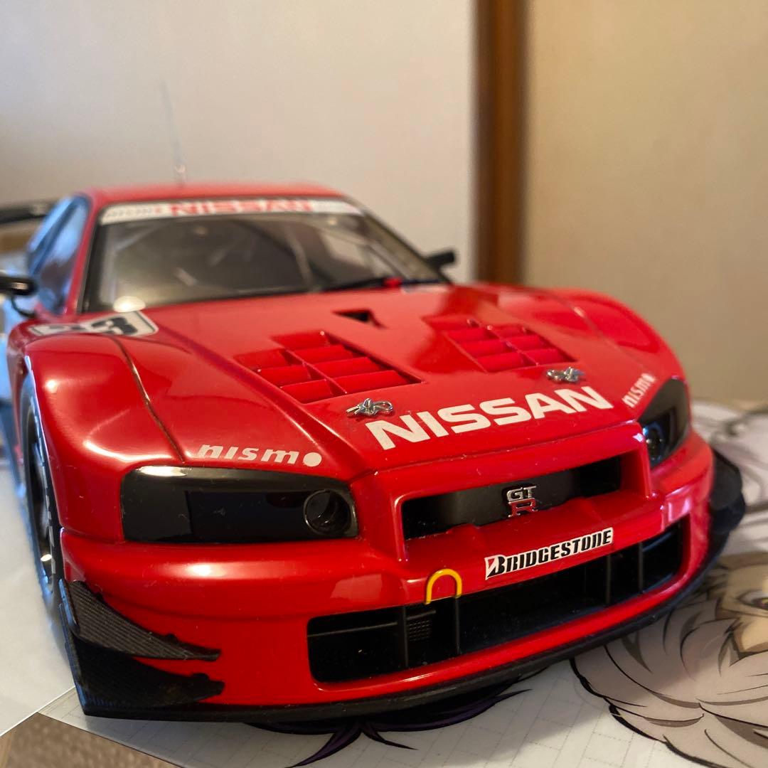 ミニカー AUTOart 1/18 NISSAN SKYlyne R34JGTC