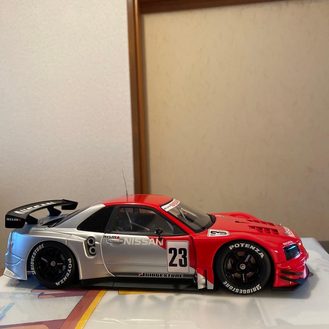 ミニカー AUTOart 1/18 NISSAN SKYlyne R34JGTC