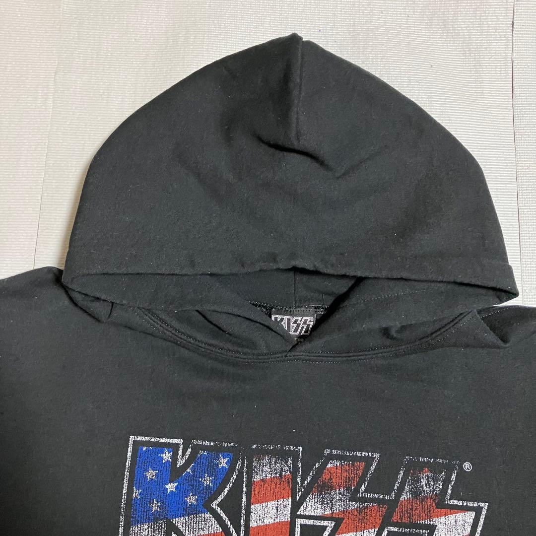 KISS イギリス製「モンスター～地獄の獣神」公式 フーディー 黒XL