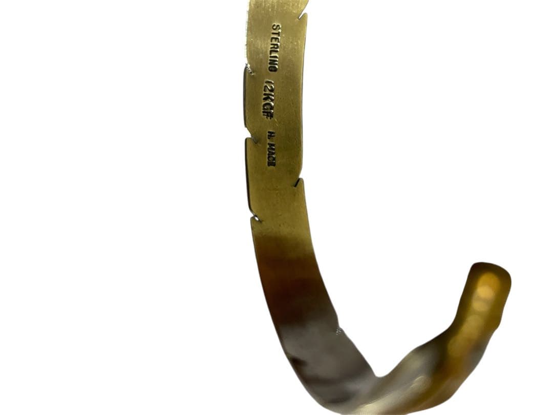 ナバホ族 Harvey Mace ハーヴィーメイス フェザーバングル最終値下げ