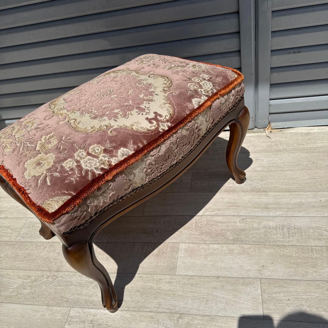 karimoku Louis XV ルイ15世 スツール オットマン 猫金華山