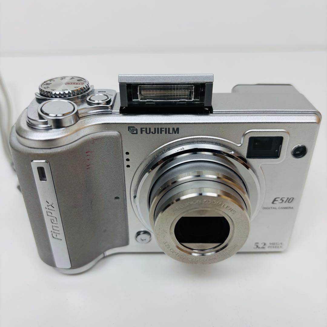 【美品】FUJIFILM finepix E510 オールドコンデジ　市販電池