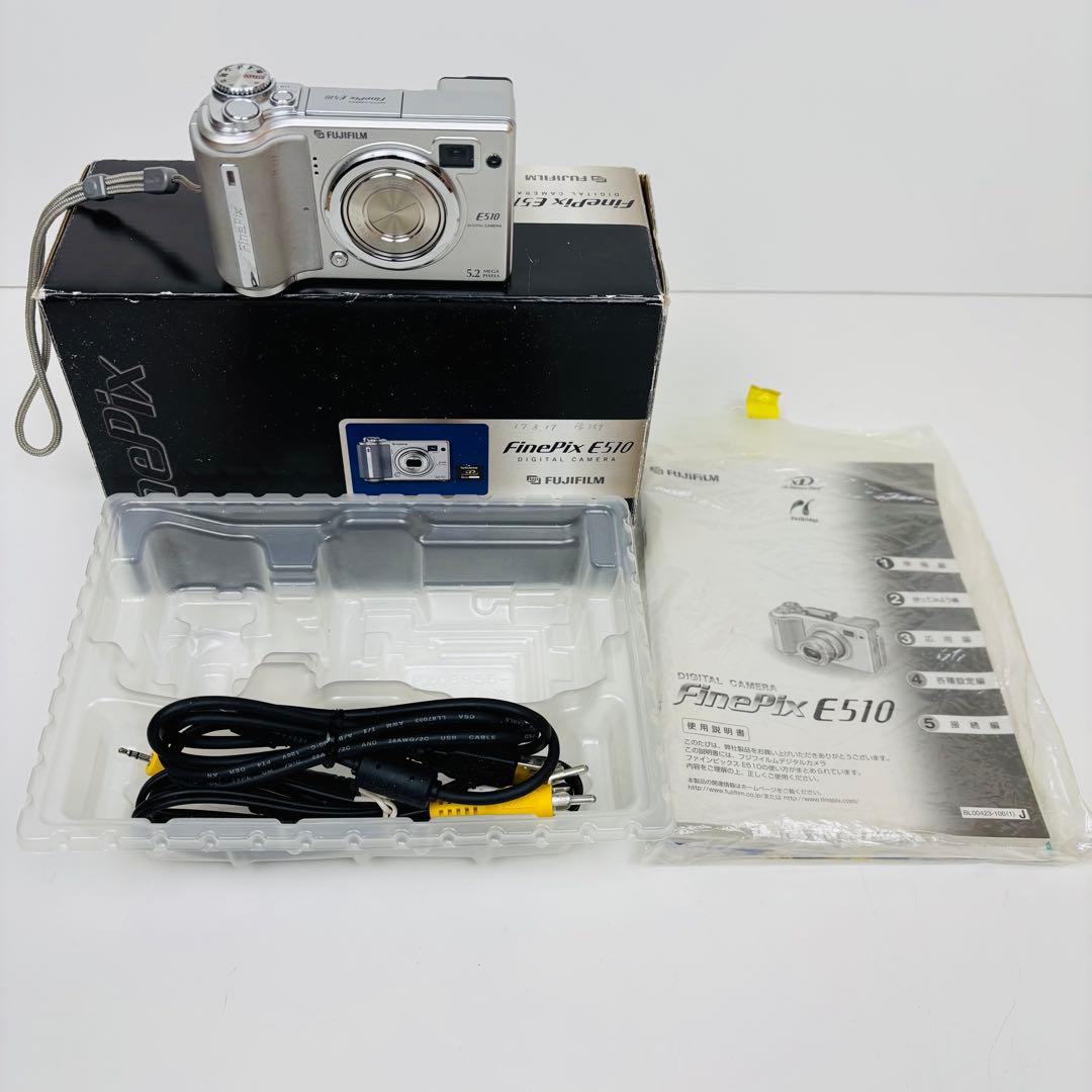 【美品】FUJIFILM finepix E510 オールドコンデジ　市販電池
