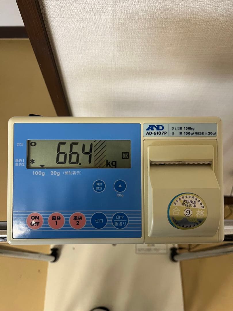 業務用体重計 AND エーアンドディー バリアフリースケール AD-6107P