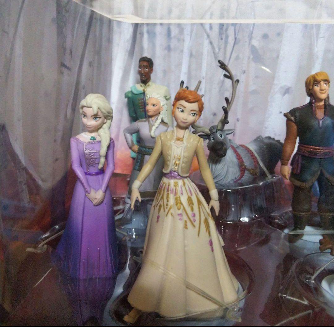 ディズニープリンセス アナ雪 フィギュア アナ エルサ オラフ 箱付き レア