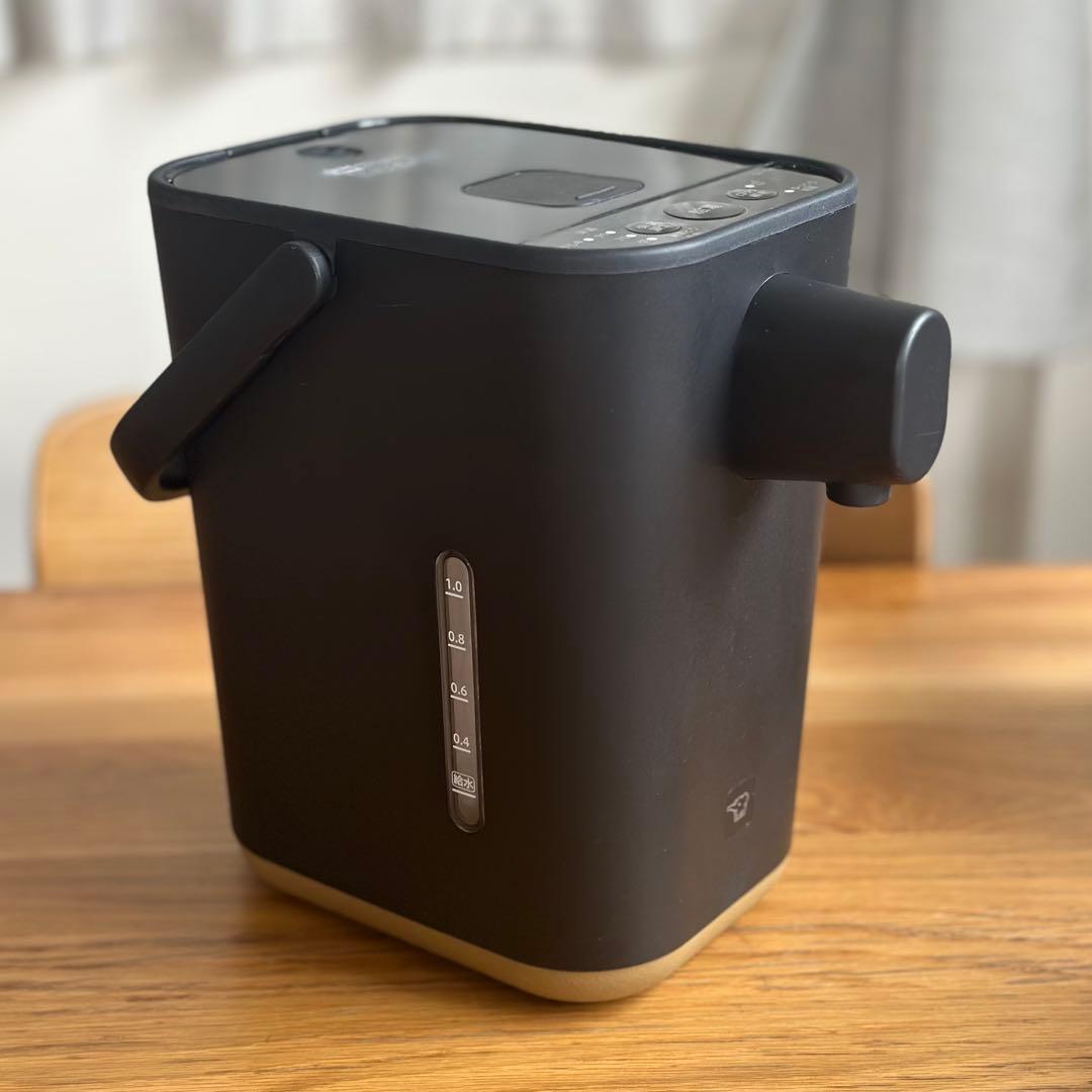 グルグル【美品】象印 STAN 電動ポット ブラック 1.2ℓ