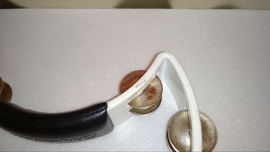 タンバリン(BLACKジングル希少MEINL)リズムテックRHYTHMTECH