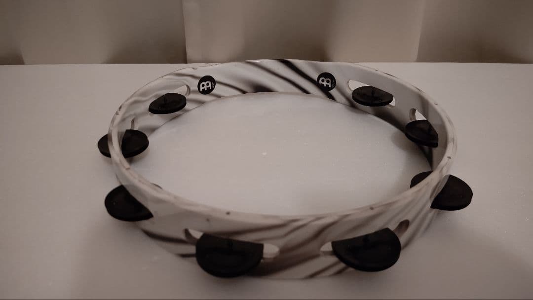 タンバリン(BLACKジングル希少MEINL)リズムテックRHYTHMTECH