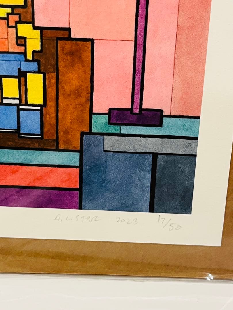 ADAM LISTER アダムリスター シルクスクリーン シンプソンズ　kaws