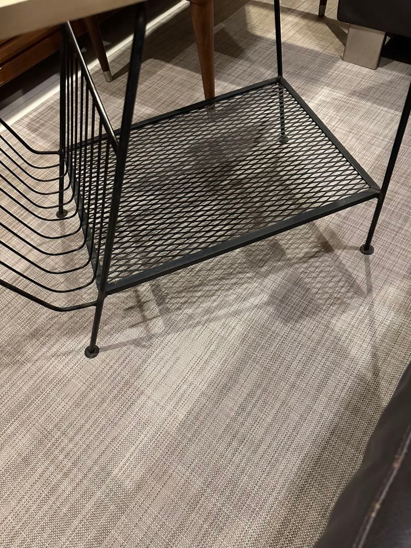 アメリカ製　50s マガジンラックテーブル ステップエンドテーブルセット