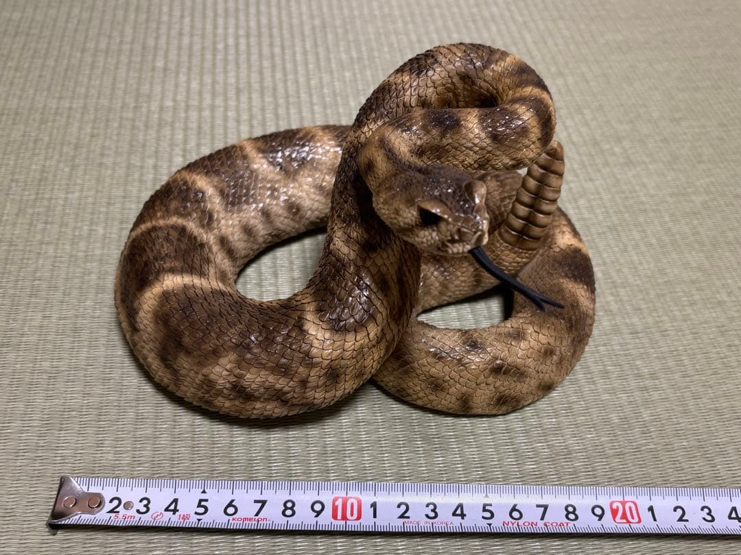 【新品】金運 財運 ダイヤモンドバッグガラガラヘビ 北欧インテリアブランド 置物