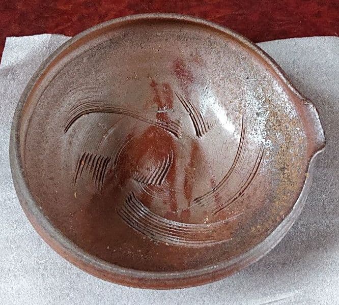 作家物・備前焼中村真作備前片口☆(箱なし)