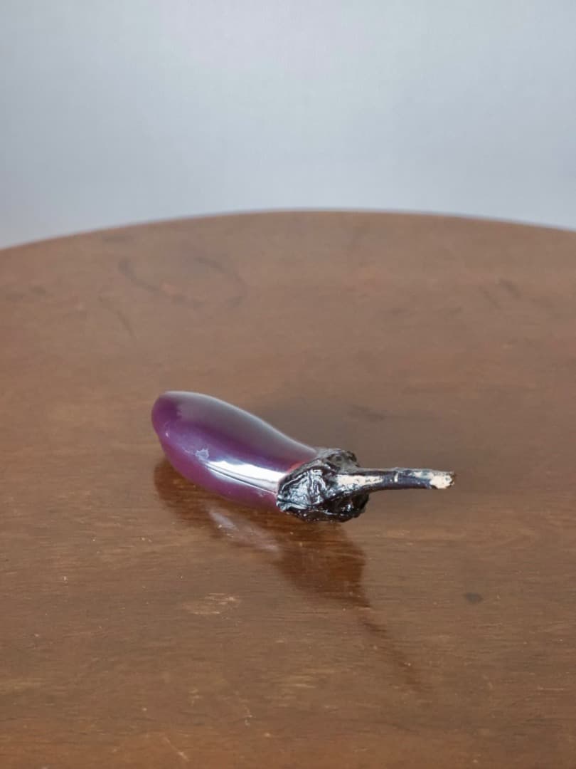 乾漆　茄子　香合　漆工芸　茶道具　香道具　箱付　Q2303