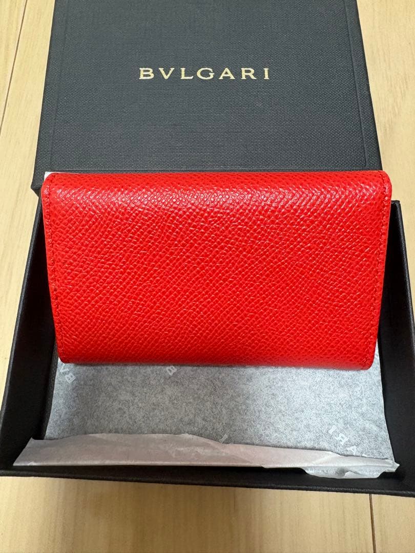 新品　未使用　ブルガリ　クリップ　キーホルダー　キーケース