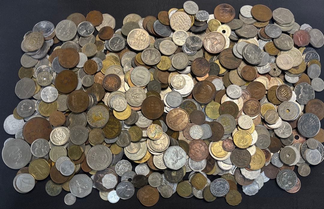 ミ*モ様 古銭　外国　銀貨　まとめて　4キロ以上　アンティーク　海外硬貨