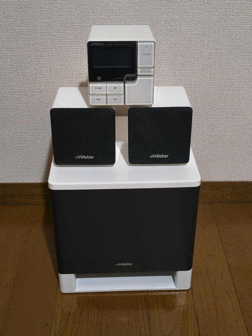 ビクター　コンパクトコンポ　ipod再生　Victor・JVC NX-PS1-W