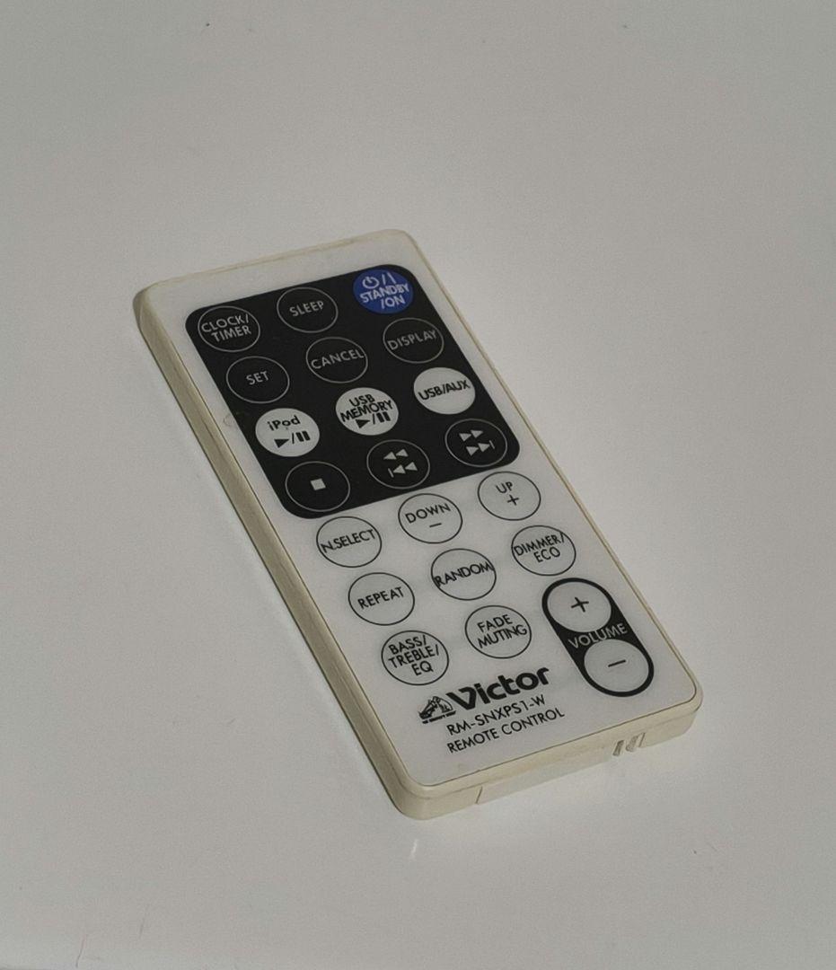 ビクター　コンパクトコンポ　ipod再生　Victor・JVC NX-PS1-W