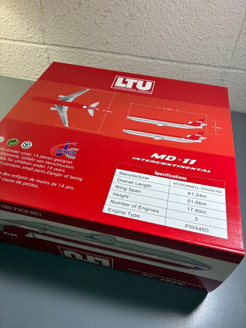 Jcwings MD-11 LTU航空 1/200