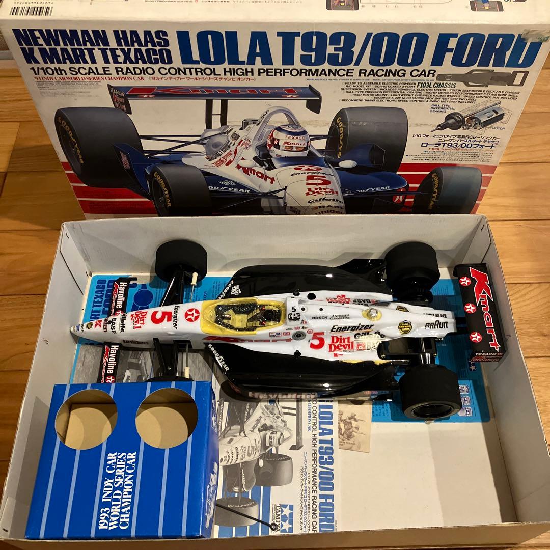 【希少】タミヤRC ローラT93/00フォード　F103Lシャーシ 組立途中