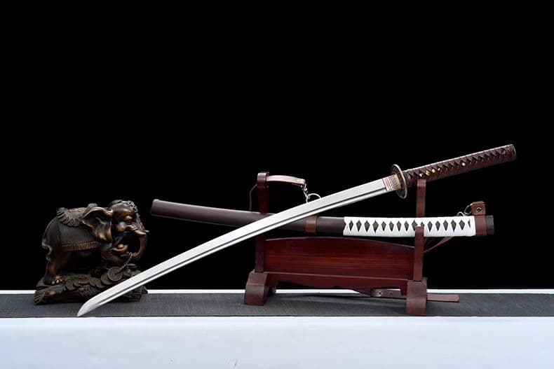 1066-武具 刀装具 日本刀　模造刀 居合刀 武士道 武蔵 鑑賞用 手鍛造打