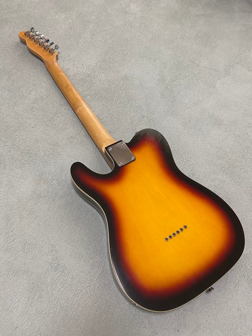 テレキャスター サンバースト　バインディング加工