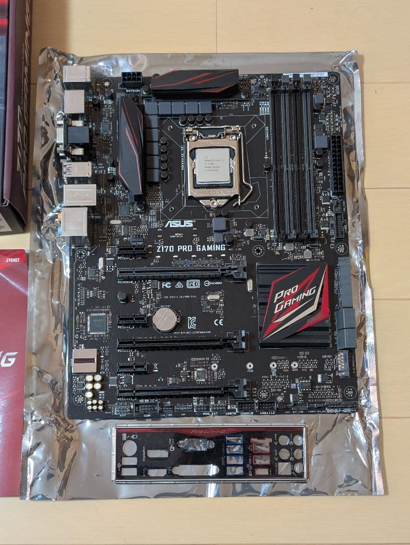 マザーボード ASUS Z170 PRO GAMING + Core i7 6700k