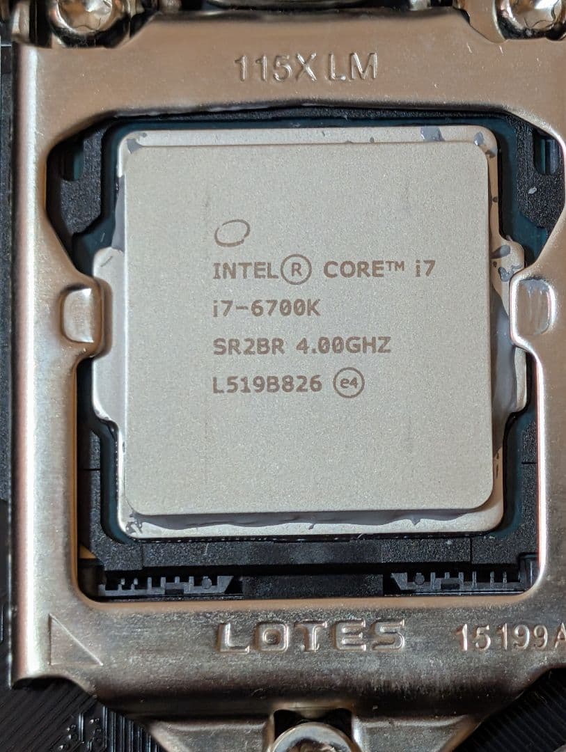 マザーボード ASUS Z170 PRO GAMING + Core i7 6700k