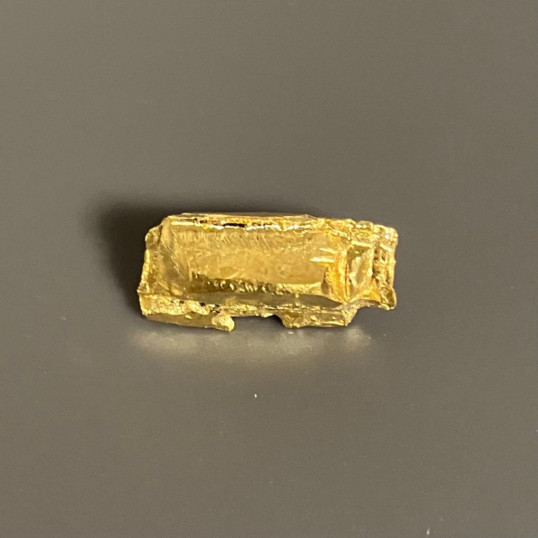金銀相場上昇！　純金塊24k 4.09g GOLD 彫金母材、現物資産、鉱石