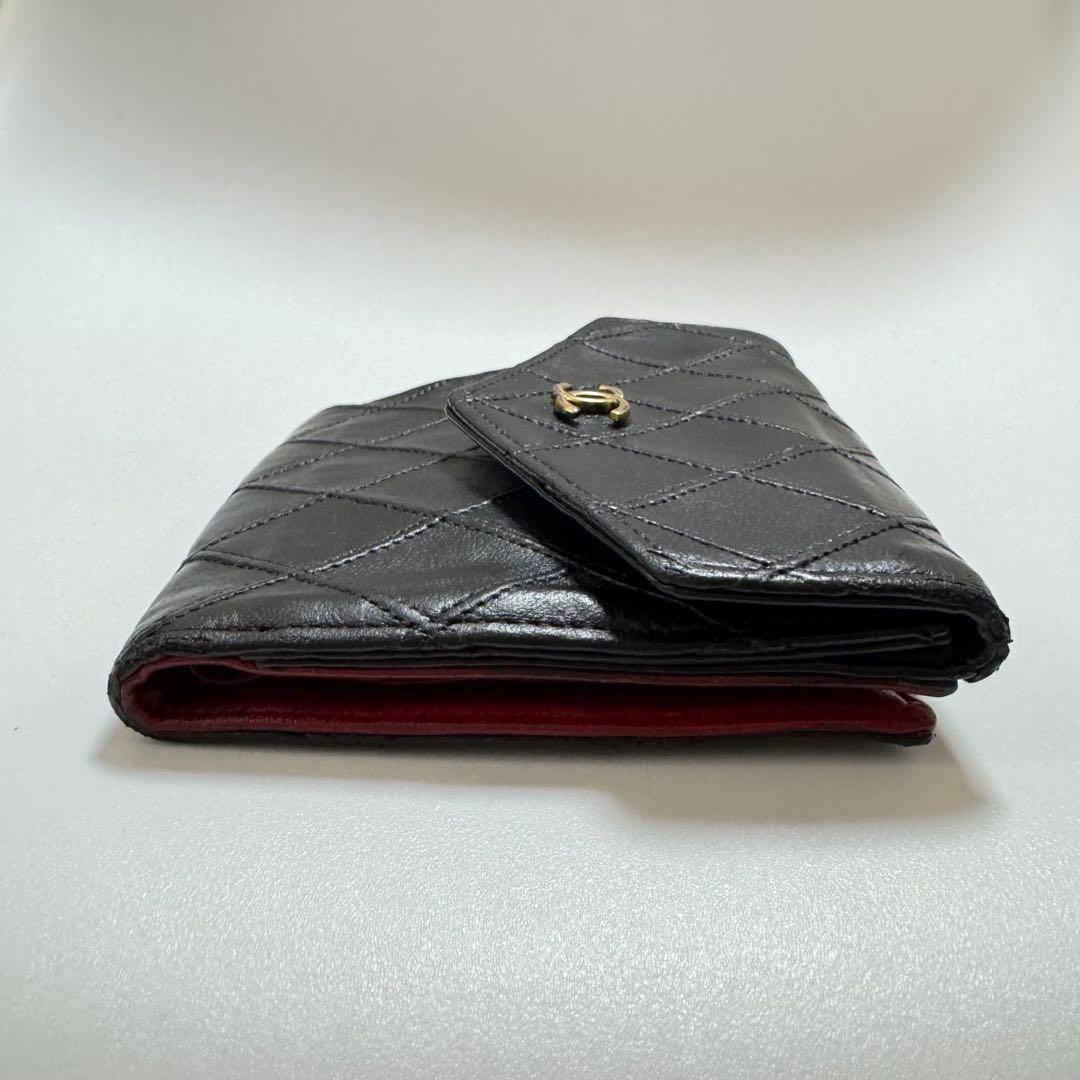 CHANEL シャネル 折り財布 ビコローレ ヴィンテージ Wホック ウォレット