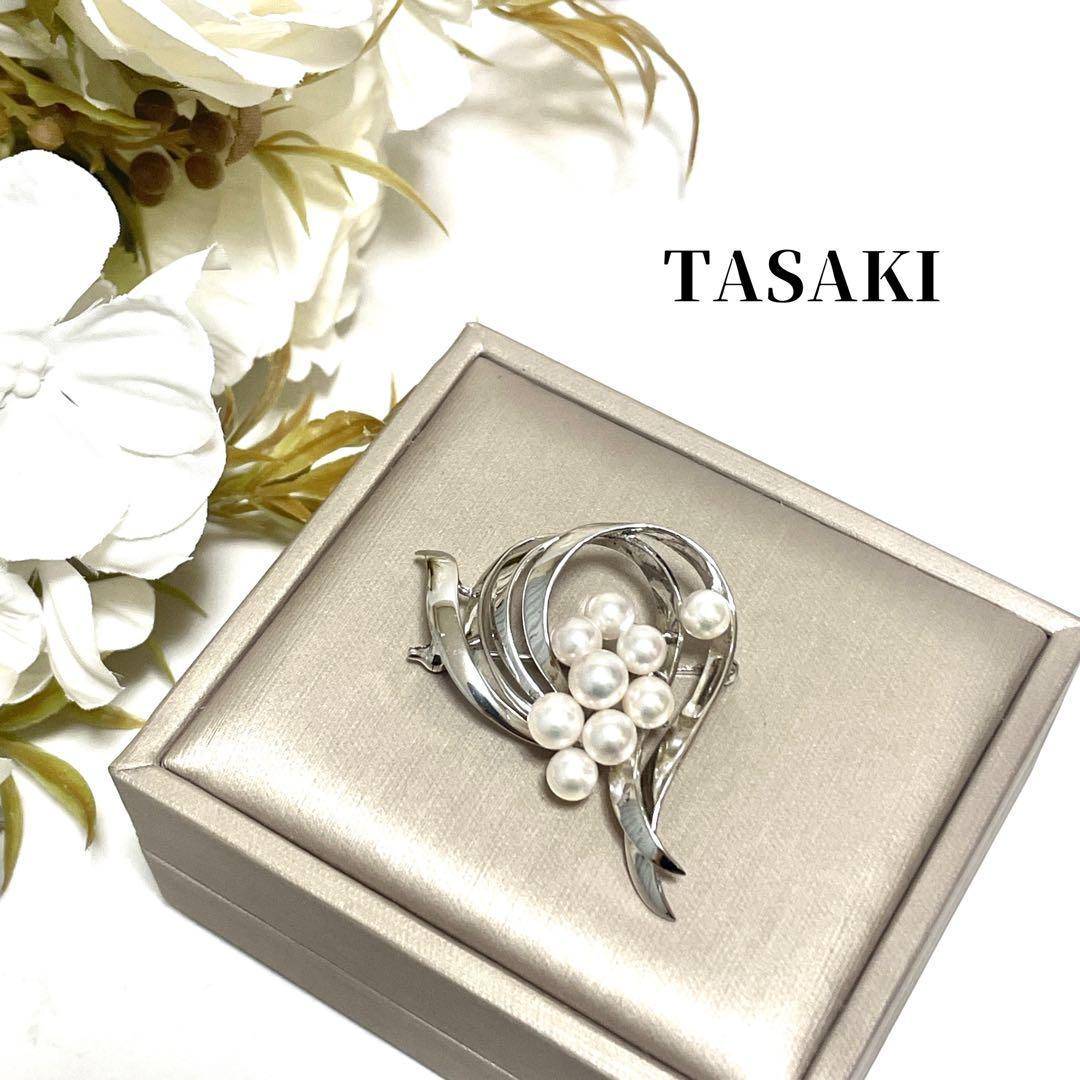 美品✨田崎真珠 TASAKI タサキ アコヤ真珠 パール ブローチ コサージュ