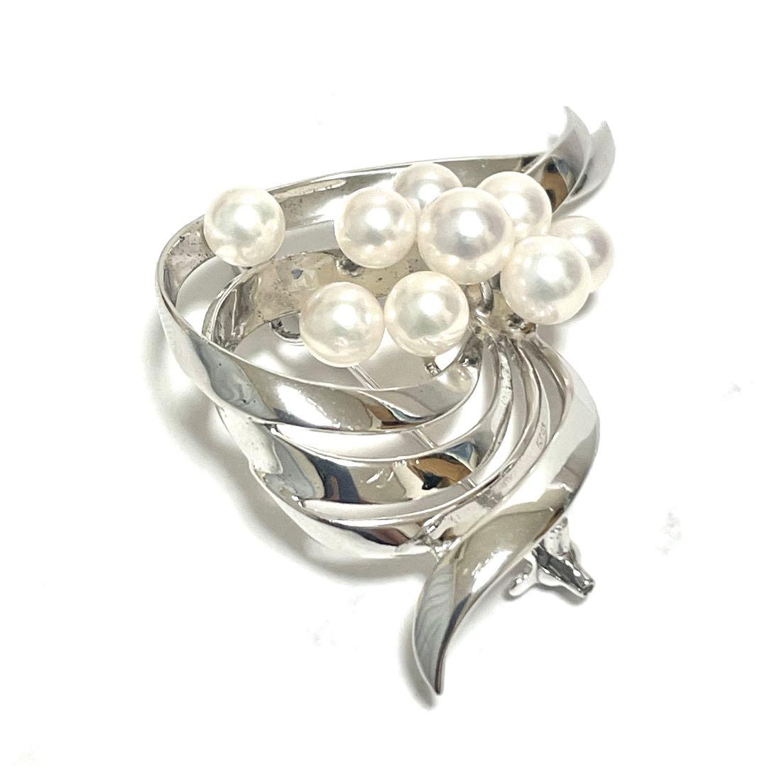 美品✨田崎真珠 TASAKI タサキ アコヤ真珠 パール ブローチ コサージュ