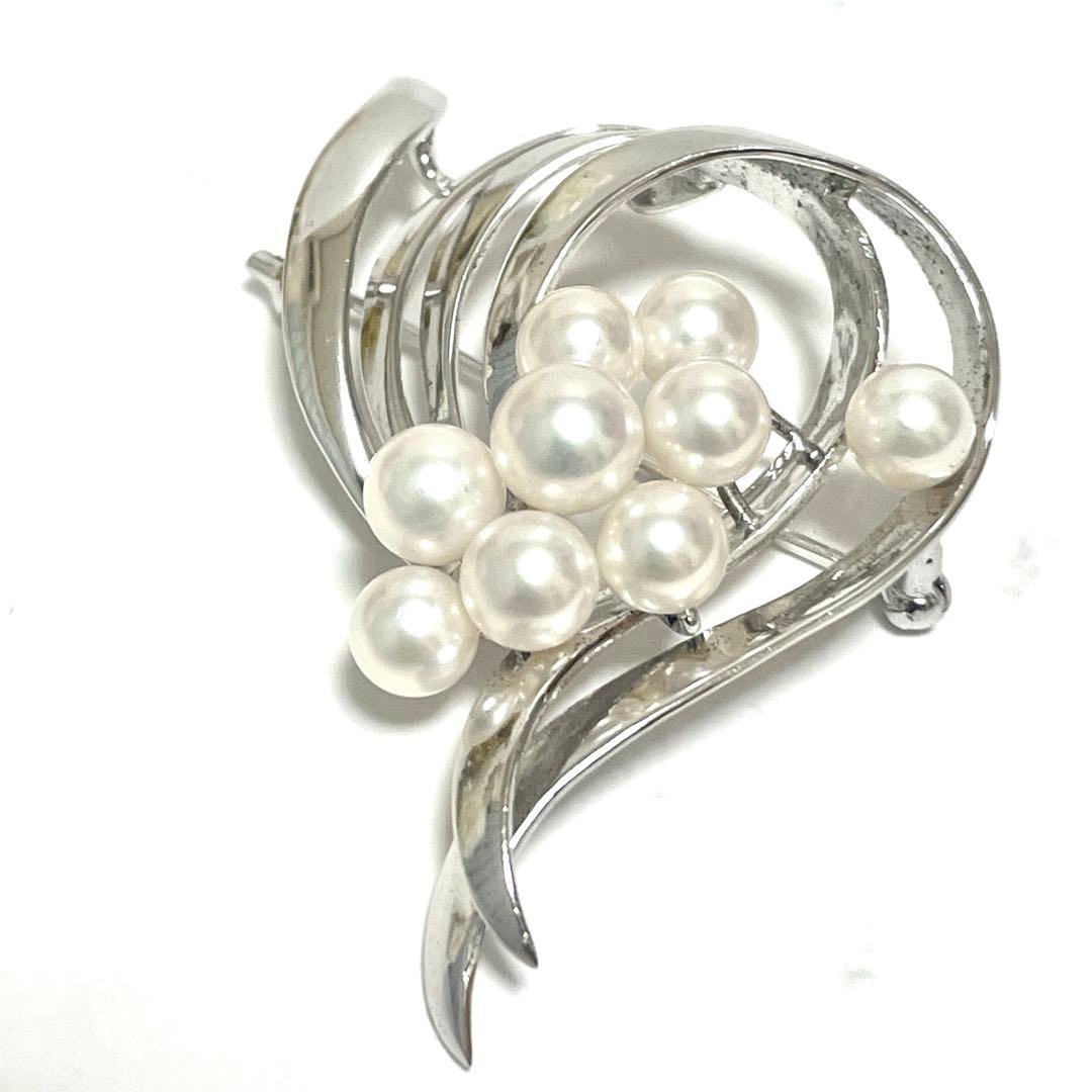 美品✨田崎真珠 TASAKI タサキ アコヤ真珠 パール ブローチ コサージュ
