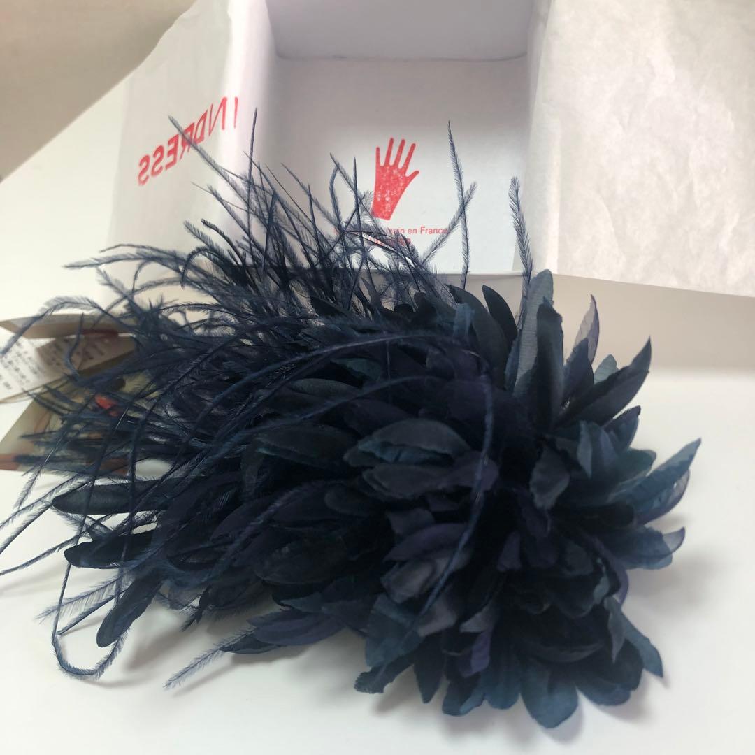 L'Appartement INDRESSオーストリッチフェザーコサージュ