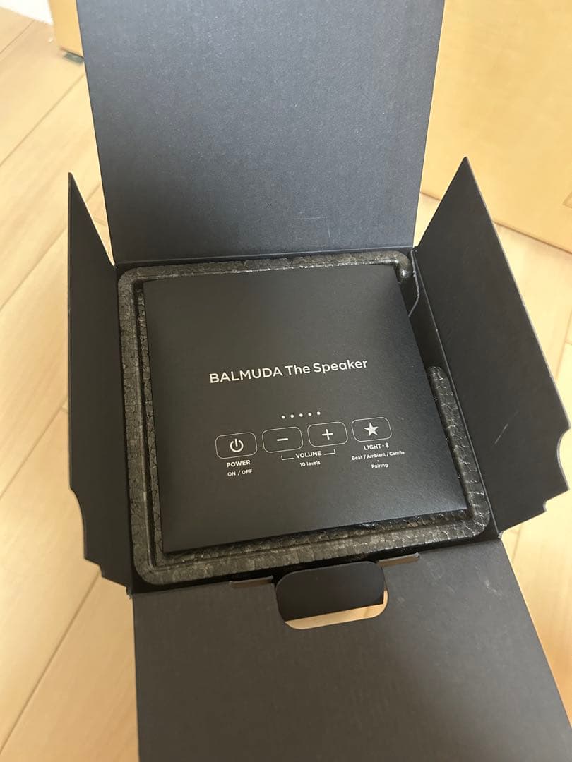 【新品未使用】バルミューダ BALMUDA The Speaker BLACK