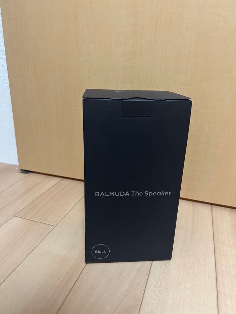【新品未使用】バルミューダ BALMUDA The Speaker BLACK