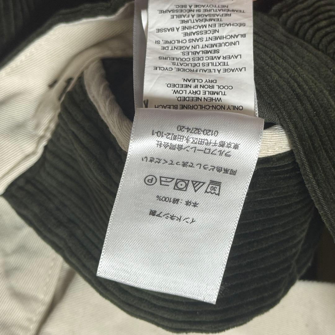 希少 ラルフローレン コーデュロイ ワークパンツ 34 ダークグリーン 太畝