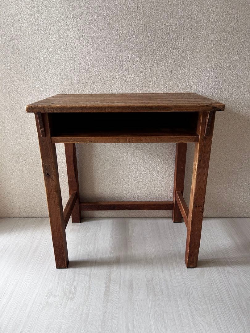 古道具　アンティーク　昭和レトロ　小学校机　机