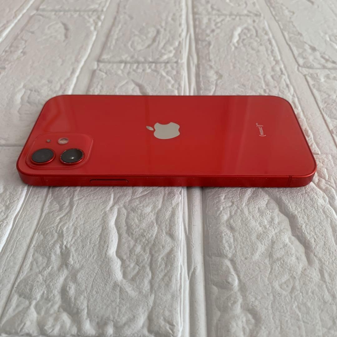 ❤️iPhone 12❤️64GB❤️RED❤️赤 スマホ 中古品 箱 ステッカー付き