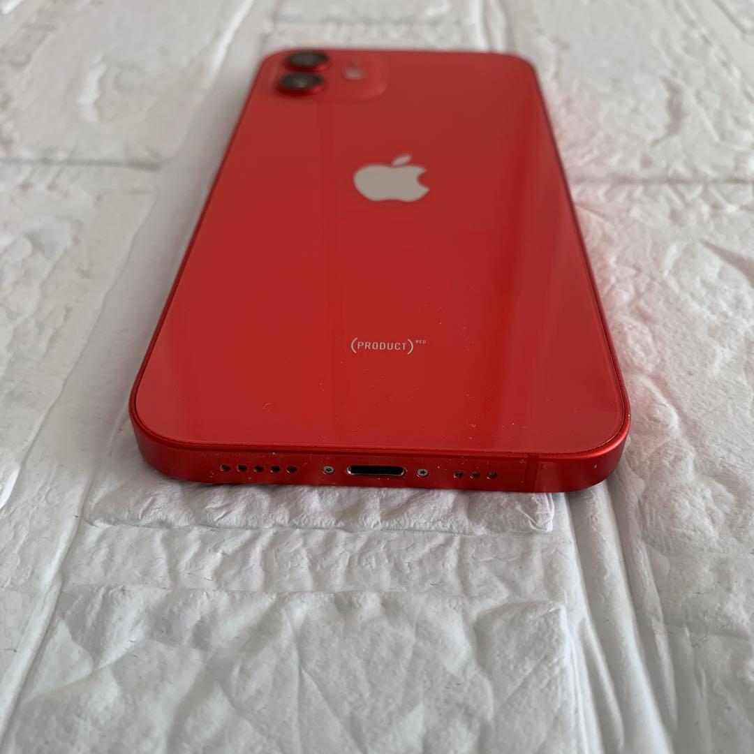 ❤️iPhone 12❤️64GB❤️RED❤️赤 スマホ 中古品 箱 ステッカー付き