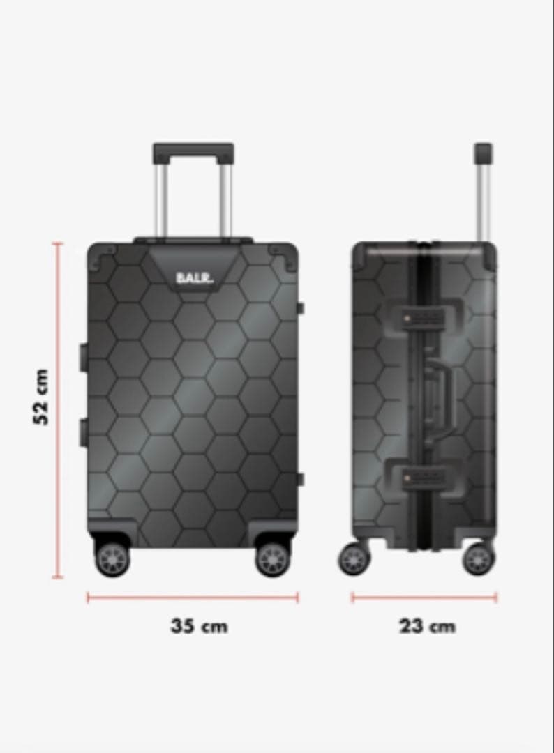 ★新品未使用★BALR. スーツケース Size：S