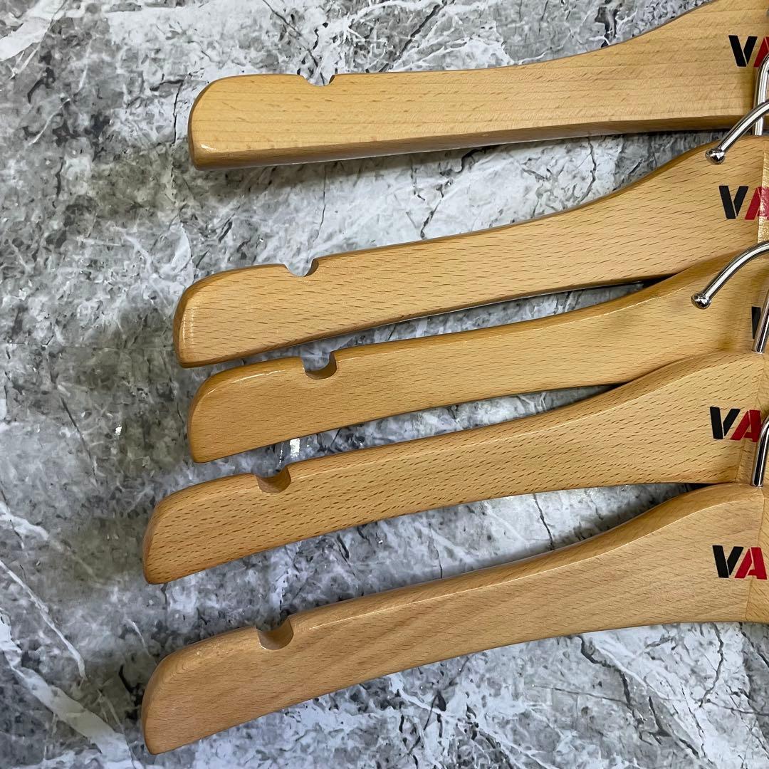 『レア』VAN JAC 木製ハンガー5本セット