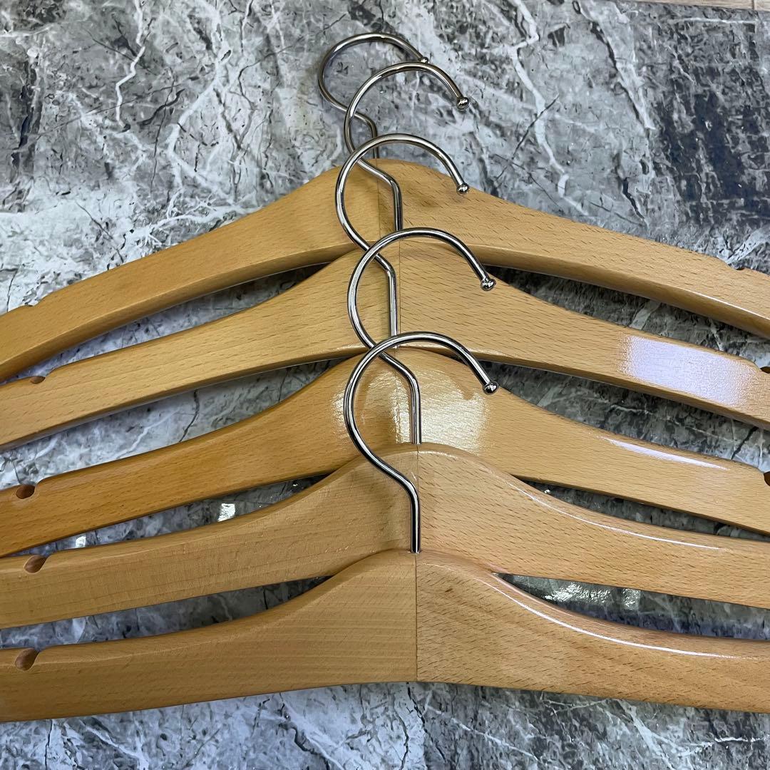 『レア』VAN JAC 木製ハンガー5本セット